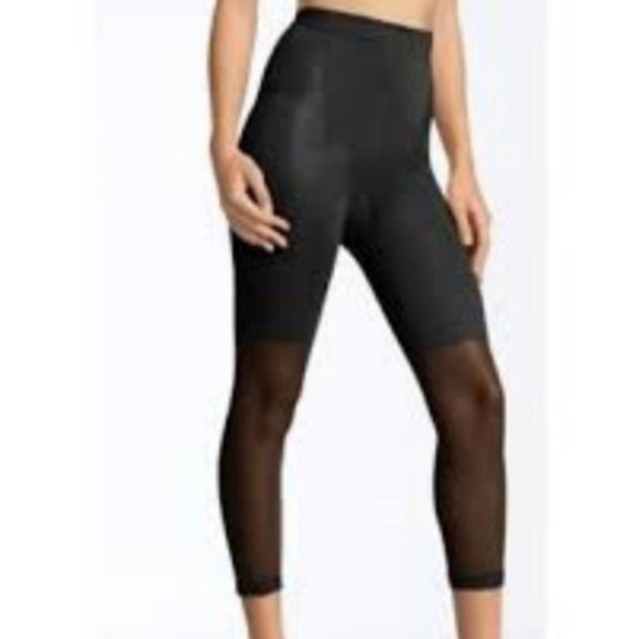 SPANX Super High Footless Shaper In-Power Line Footless Tummy Control Nude1 Sz B